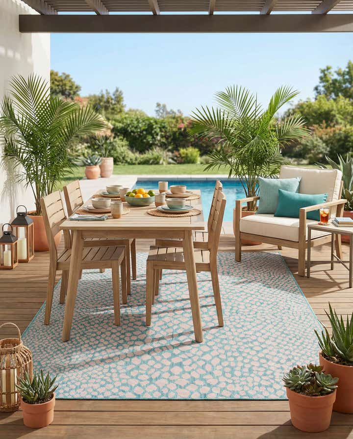5' 3 x 8' Easy-Clean Jill Zarin Cape Town Indoor / Outdoor Rug