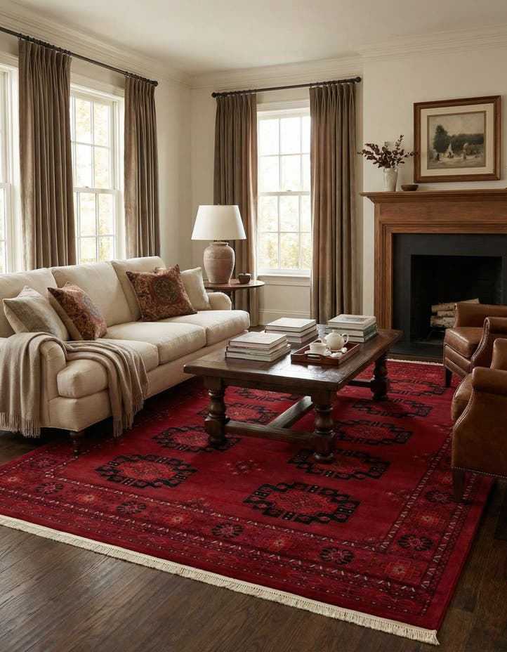 9' x 12' Bokhara Rug