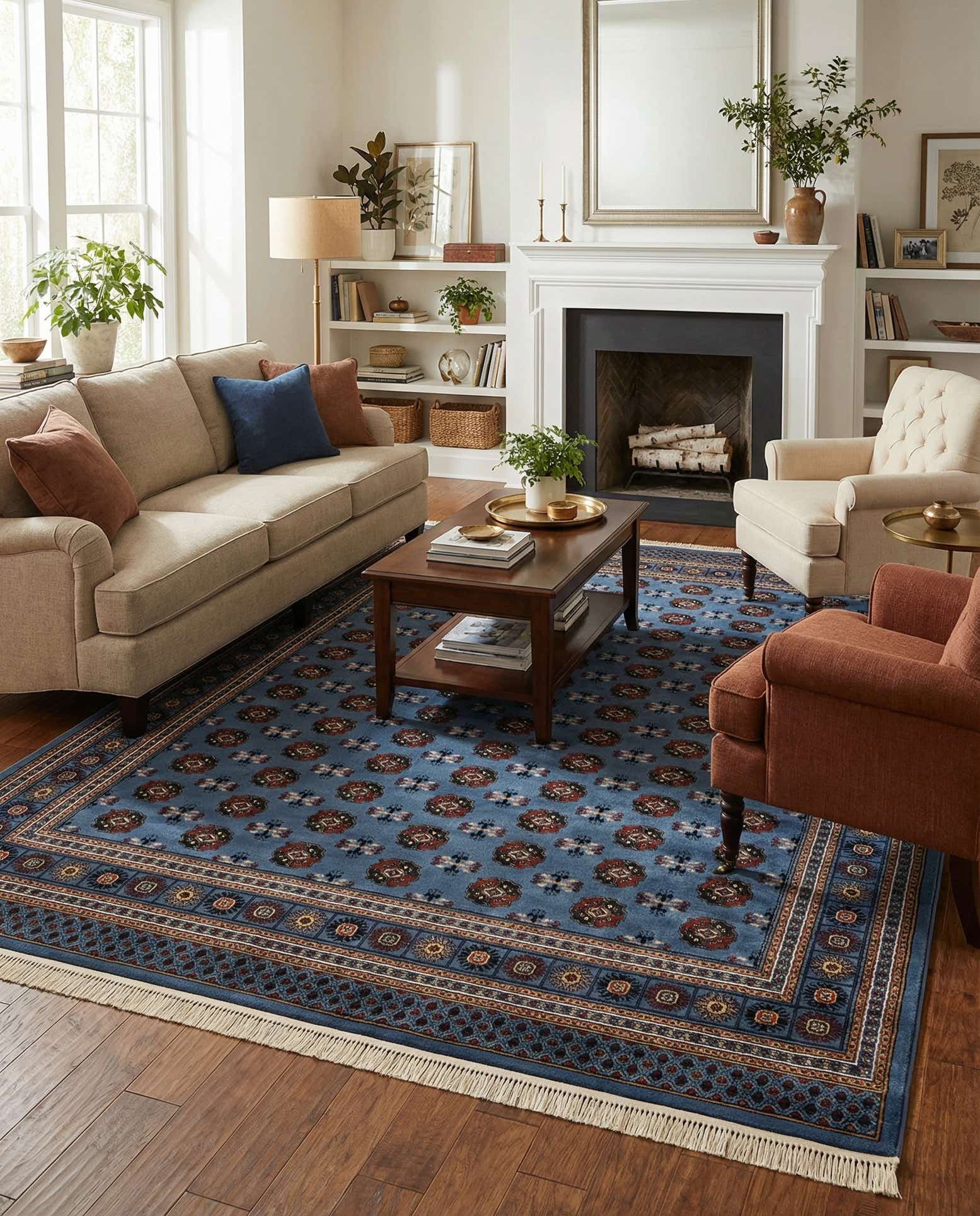 9' x 12' Bokhara Rug