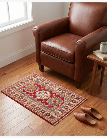 2' x 2' 11 Hand Knotted Kazak Rug