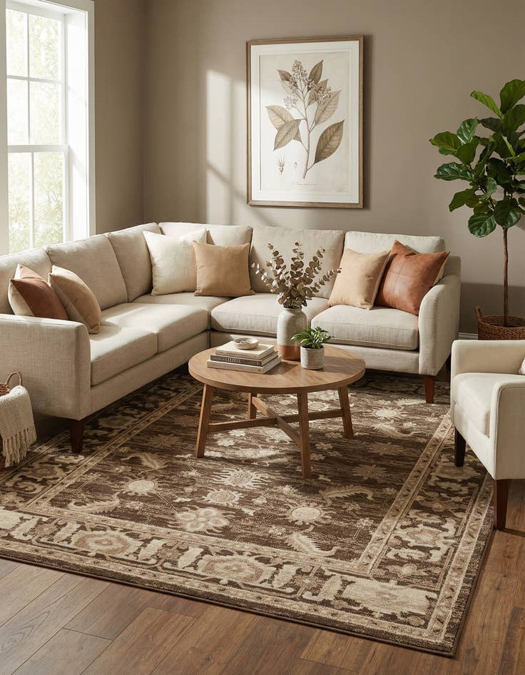 Detail image of 7' 10 x 10' Kamala Washable Rug