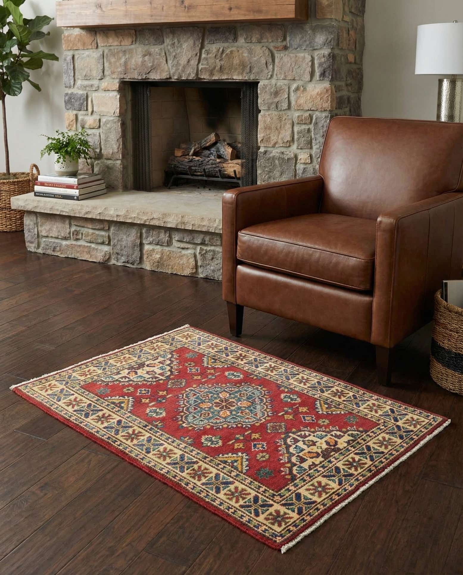 2' 8 x 3' 8 Hand Knotted Kazak Rug