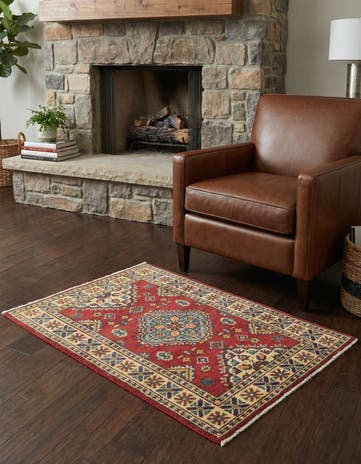 2' 8 x 3' 8 Hand Knotted Kazak Rug