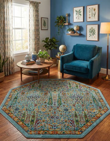 7' 10 x 7' 10 Calypso Octagon Rug