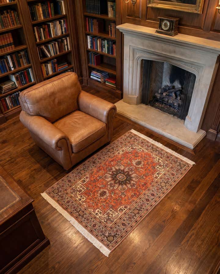 3' 5 x 5' 1 Tabriz Rug