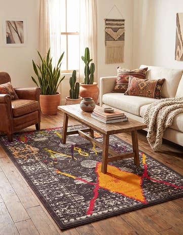 5' x 8' Washable Santa Fe Rug