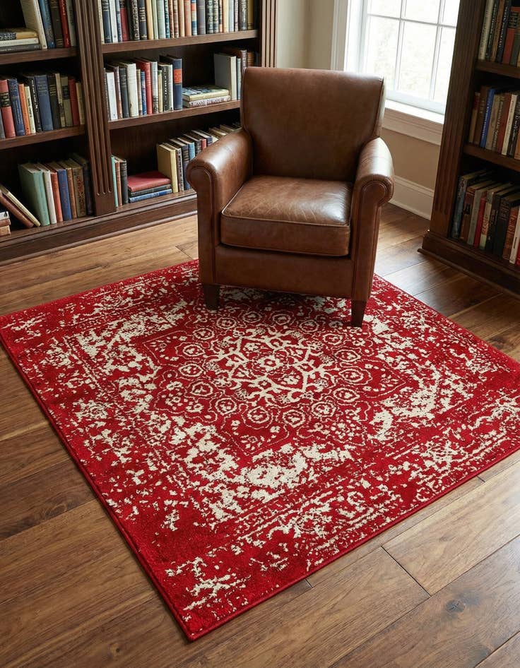 Detail image of 4' x 4' Arlington Square Rug