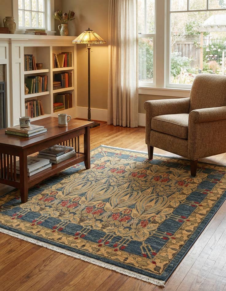 Detail image of 6' x 6' Kensington Square Rug