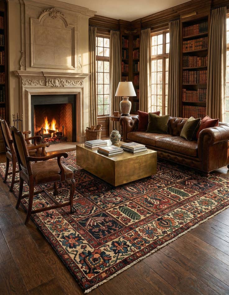 Detail image of 5' 3 x 10' 3 Bachtiar Rug