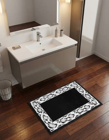 Black Vince Camuto Rug