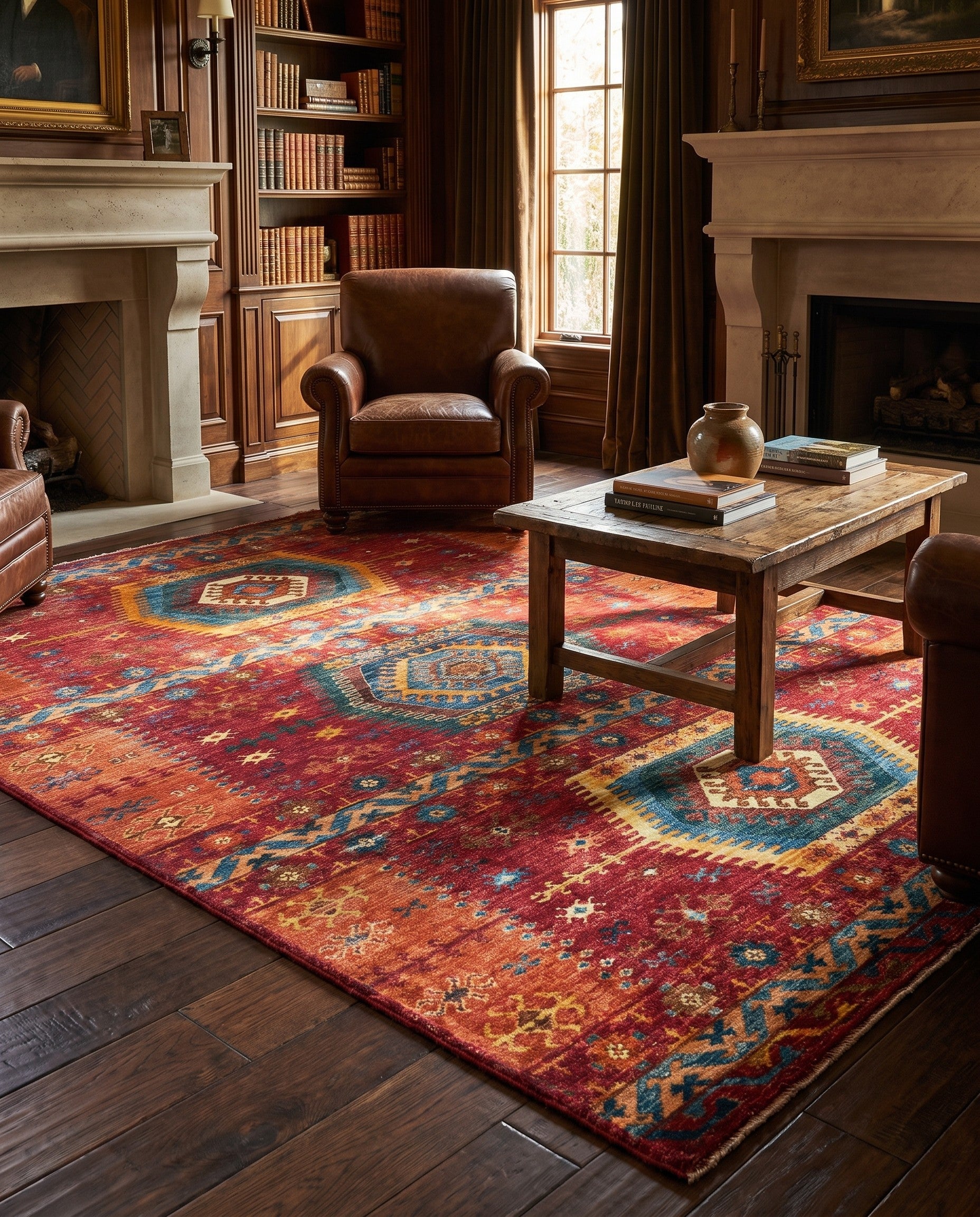 6' x 7' 11 Hand Knotted Ariana Ziegler Rug