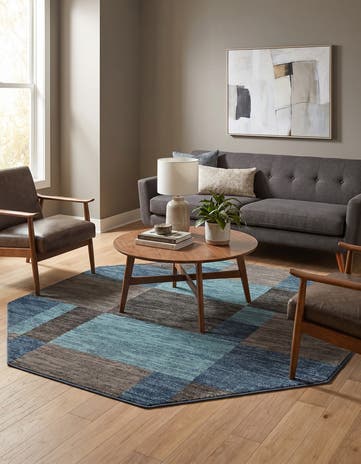 7' 10 x 7' 10 Equinox Octagon Rug