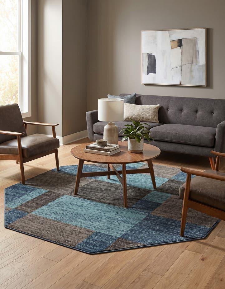 7' 10 x 7' 10 Equinox Octagon Rug