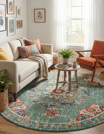 7' 10 x 7' 10 Madeline Round Rug