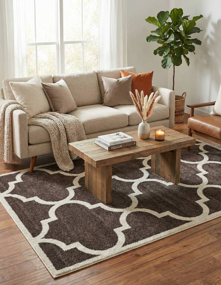 Detail image of 5' x 8' Lattice Rug