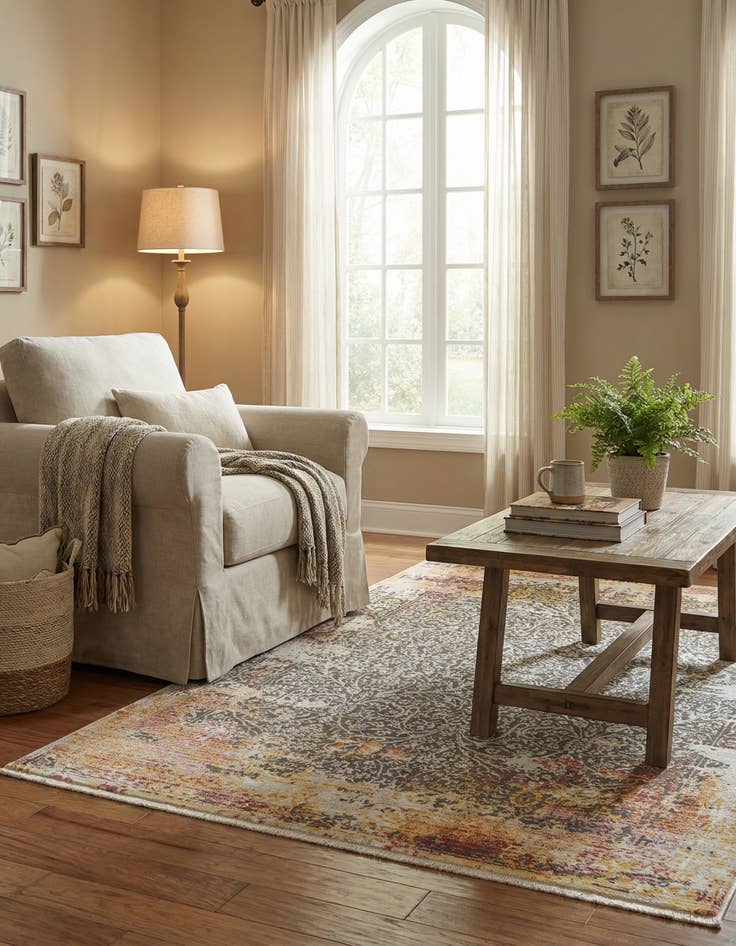 Detail image of 4' x 5' 10 Deepa Rug