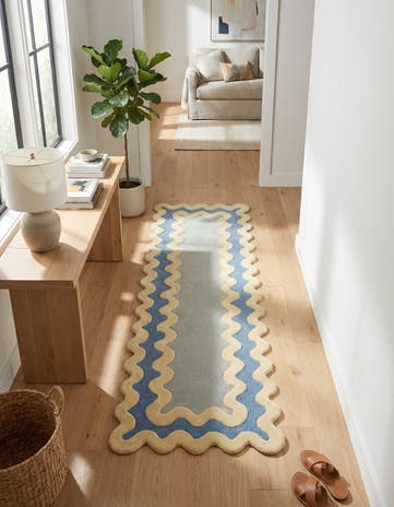 2' 7 x 8' Happy Rugs Wool Runner