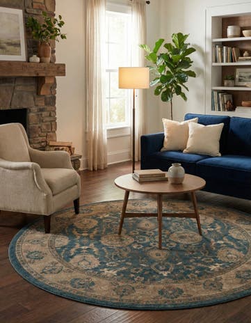 7' 3 x 7' 3 Viola Round Rug