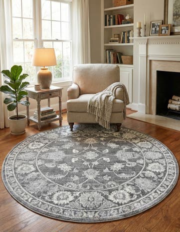 6' x 6' Boston Round Rug