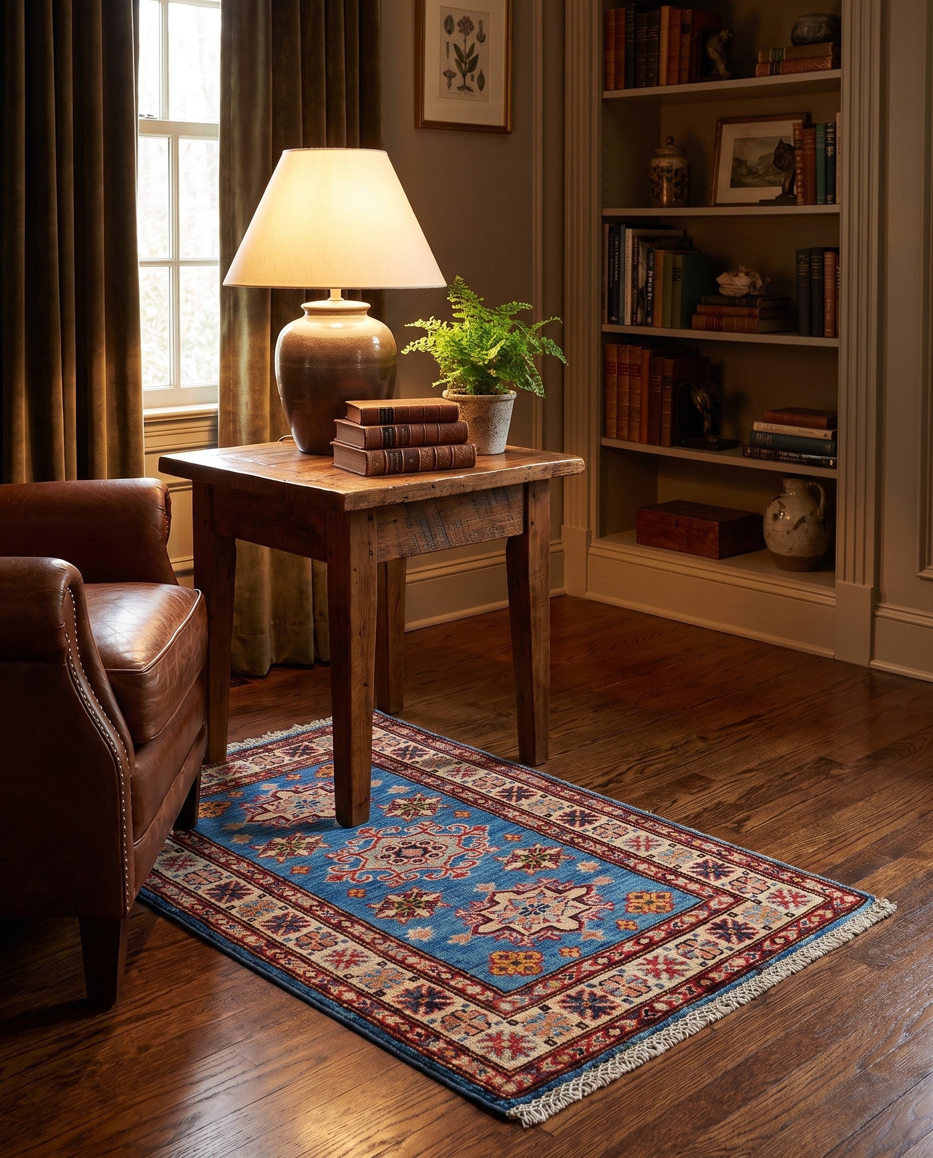 2' x 3' 2 Hand Knotted Kazak Rug