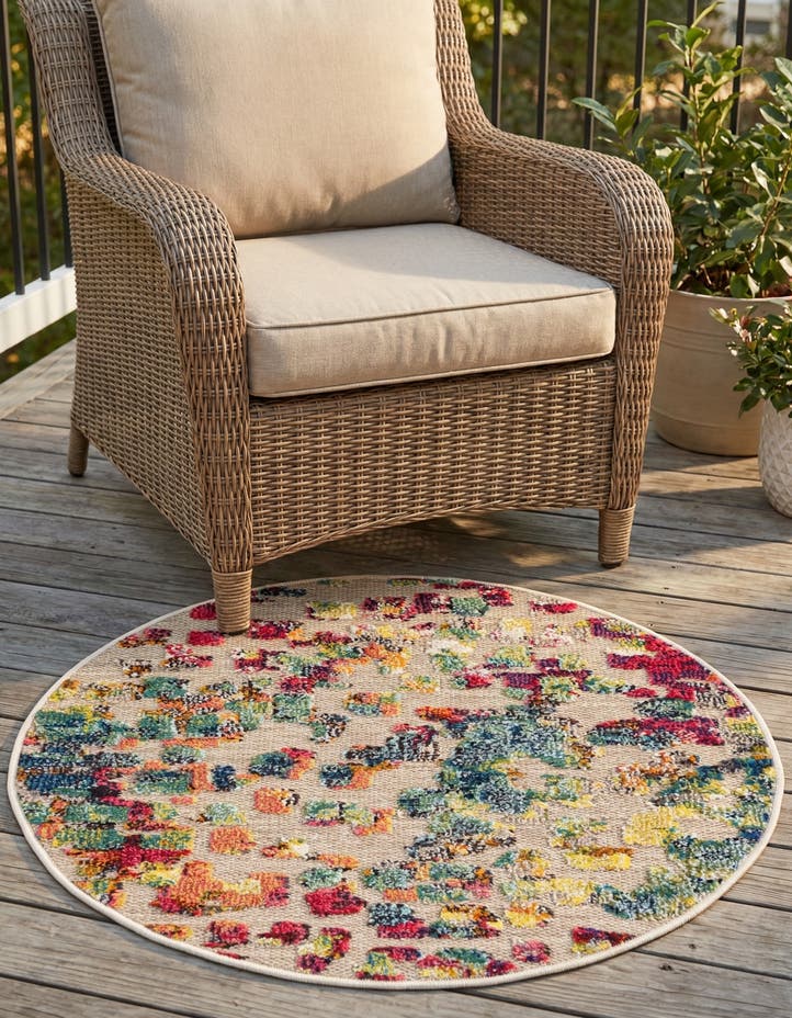 3' x 3' Easy-Clean Casablanca Indoor / Out...