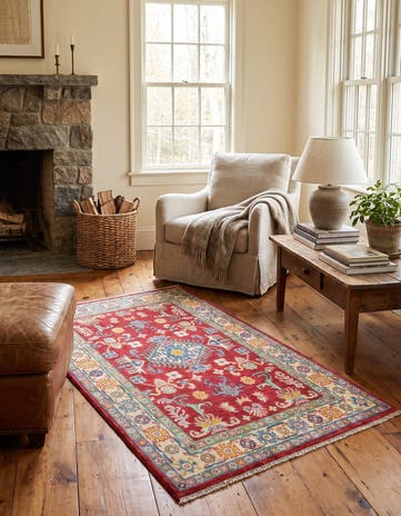 3' 3 x 5' 1 Hand Knotted Kazak Rug