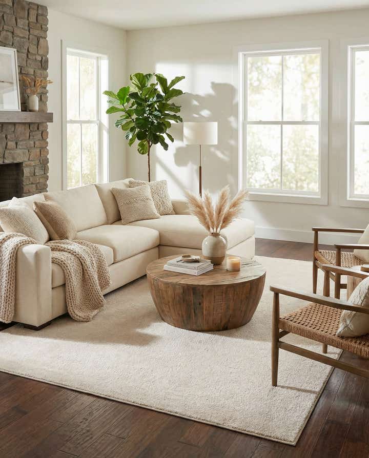 10' x 13' Solid Frieze Rug