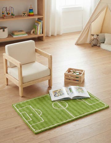 2' x 3' 1 Playtime Kids Wool Freeform Rug