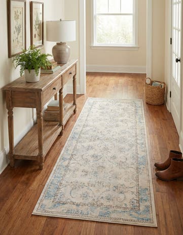 Beige Restoration Runner Rug