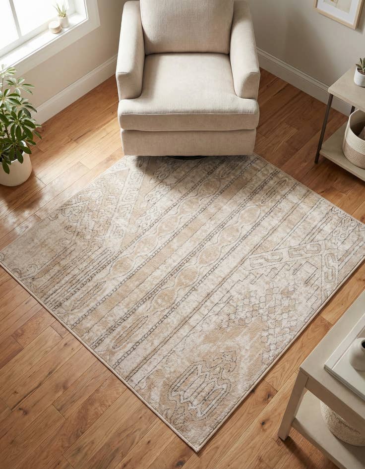 Detail image of 4' x 4' Oregon Square Rug