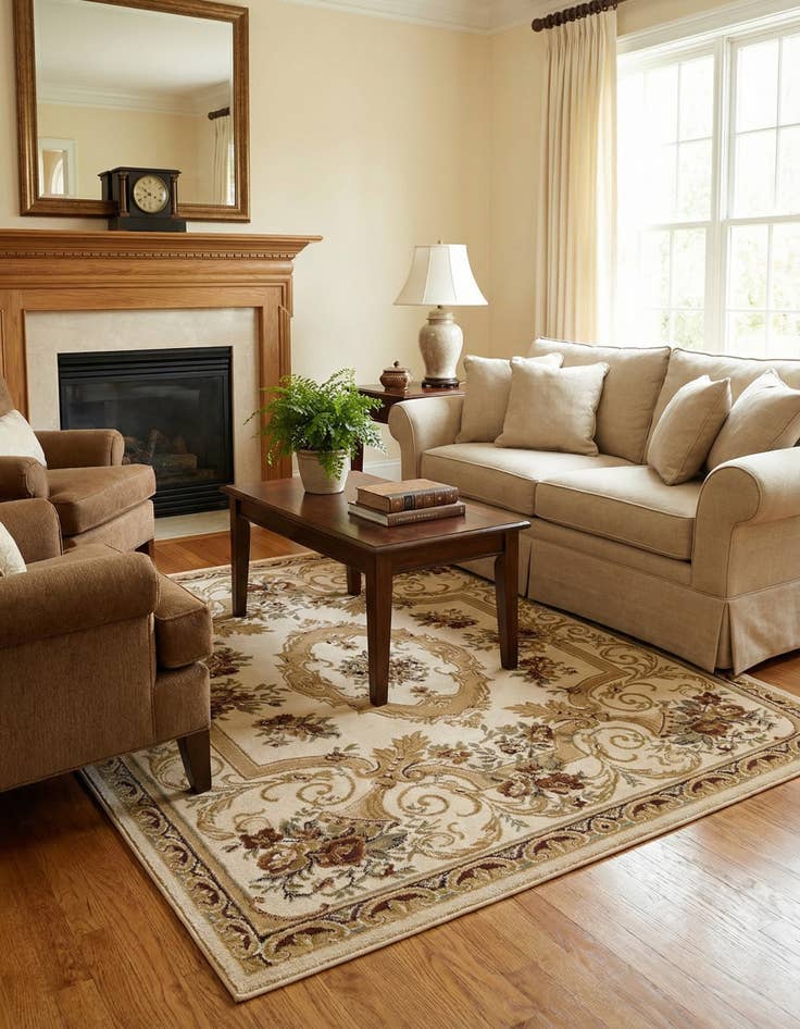 Detail image of 6' x 6' Chateau Square Rug