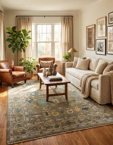 5' 8 x 7' 7 Hand Knotted Kazak Rug