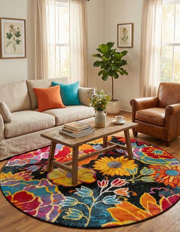 6' x 6' Tuscany Round Rug