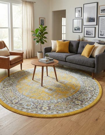 6' x 6' Santiago Round Rug