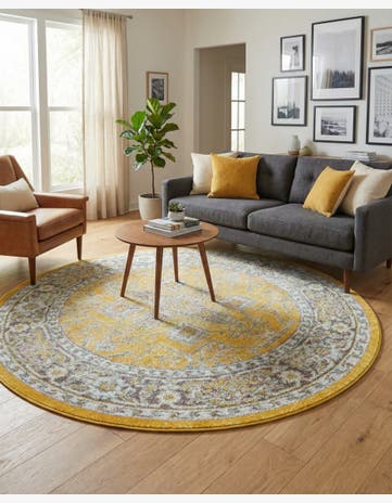6' x 6' Santiago Round Rug