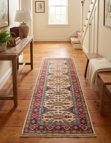 2' 2 x 6' Hand Knotted Kazak Runner Rug
