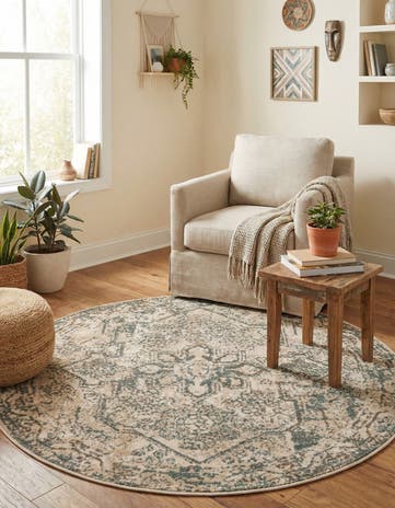 5' 3 x 5' 3 Mojave Round Rug
