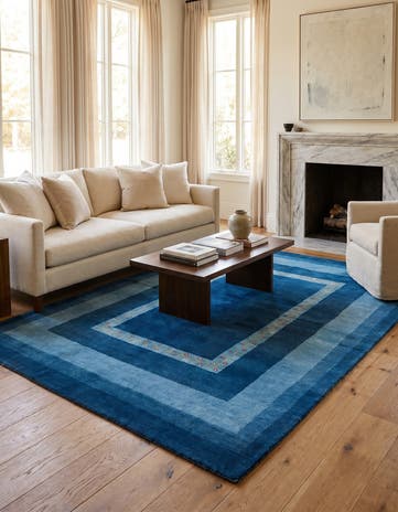 4' 8 x 6' 7 Hand Knotted Tibet Wool Rug
