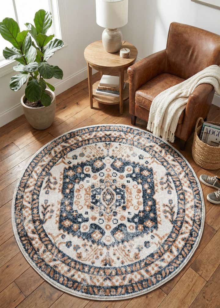 5' x 5' Oxford Round Rug