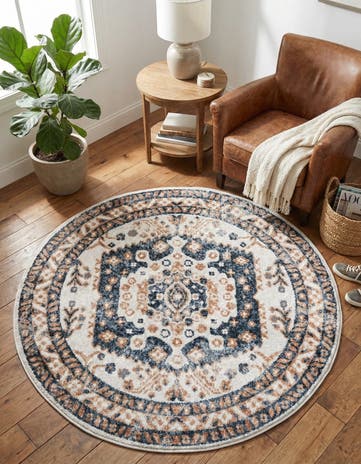 5' x 5' Oxford Round Rug