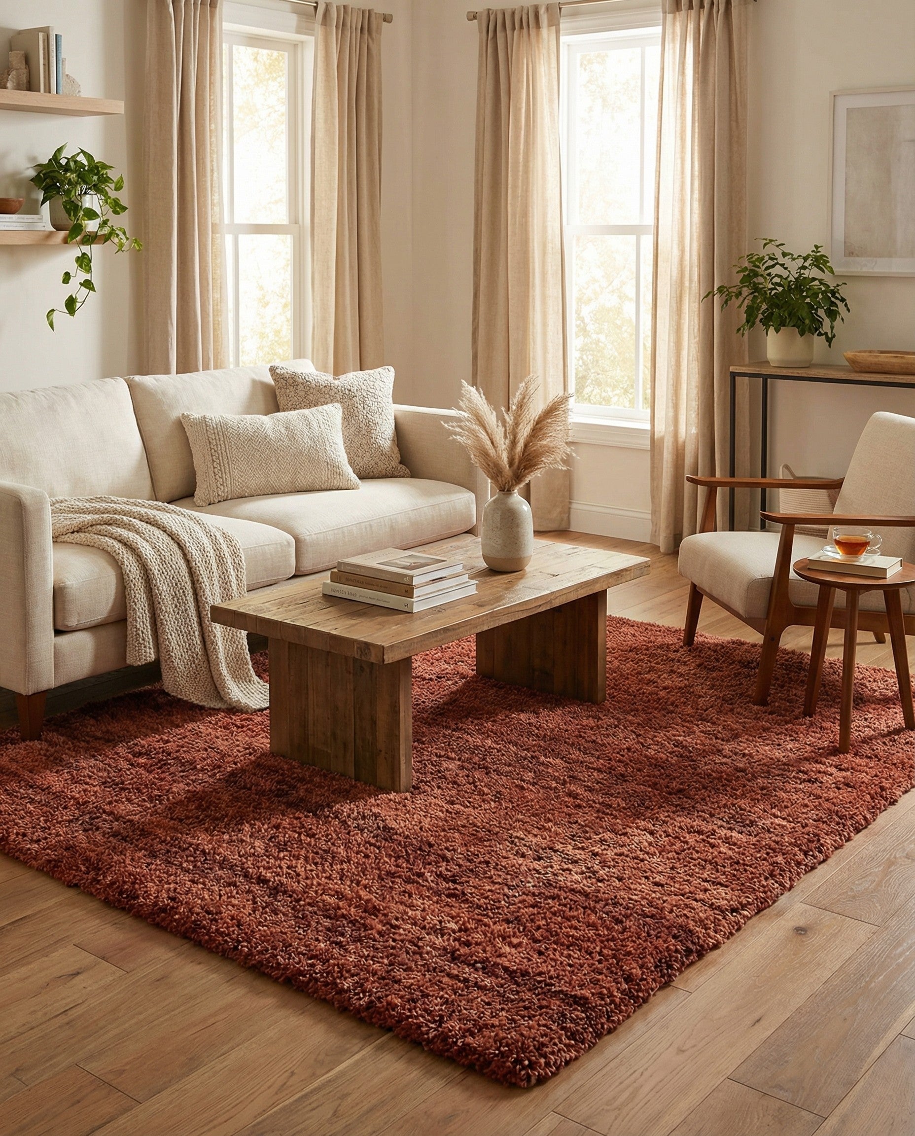 6' 5 x 6' 5 Jill Zarin Shaggy Chic Square Rug