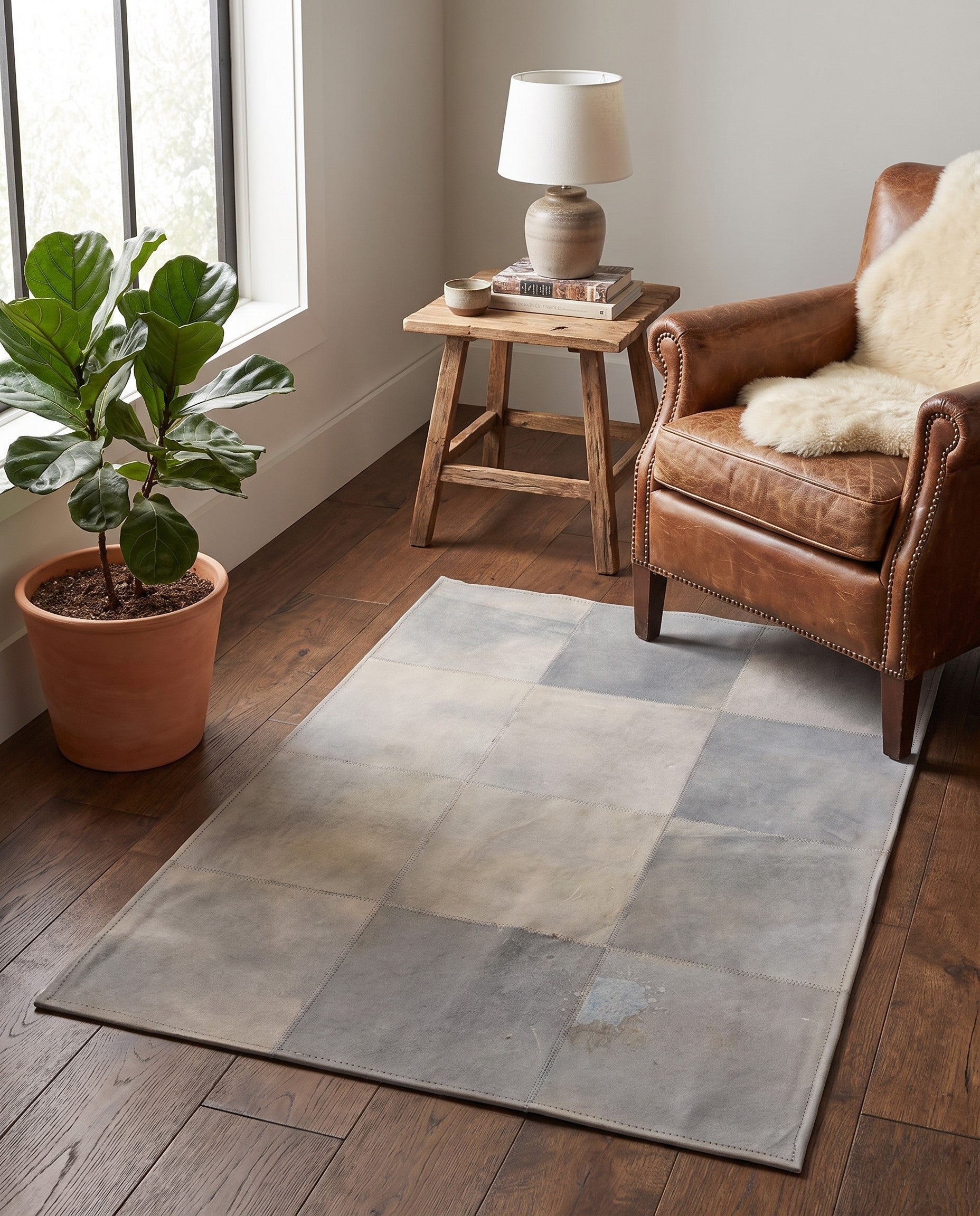 2' x 3' Cowhide Rug