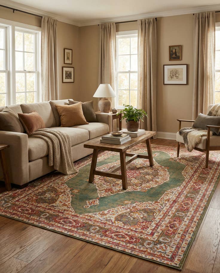Detail image of 6' x 9' Santiago Rug