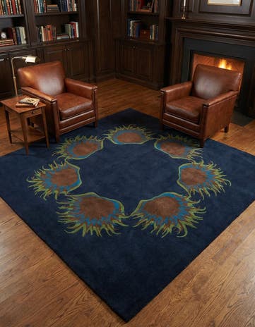 7' 6 x 7' 7 Luna Wool Square Rug