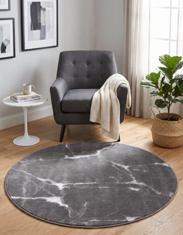 95cm x 95cm Vogue Geo Round Rug