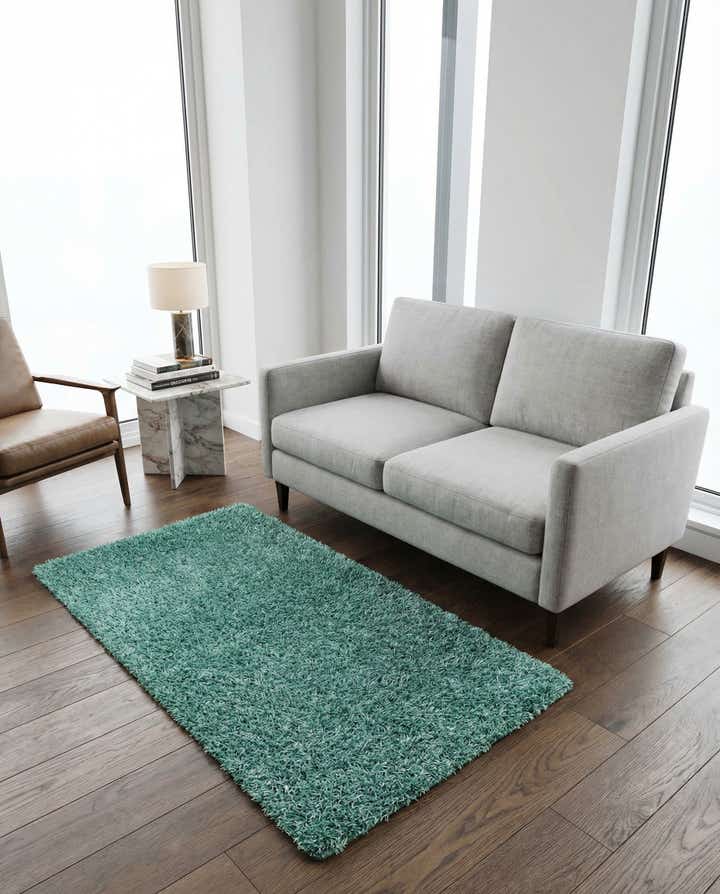 3' x 5' 5 Hand Knotted Solid Shag Oriental Rug