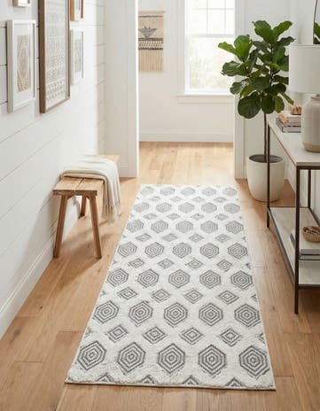 Anthracite Gray Sabrina Soto Casa Havana Runner Rug