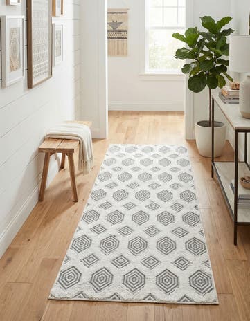 Anthracite Gray Sabrina Soto Casa Havana Runner Rug