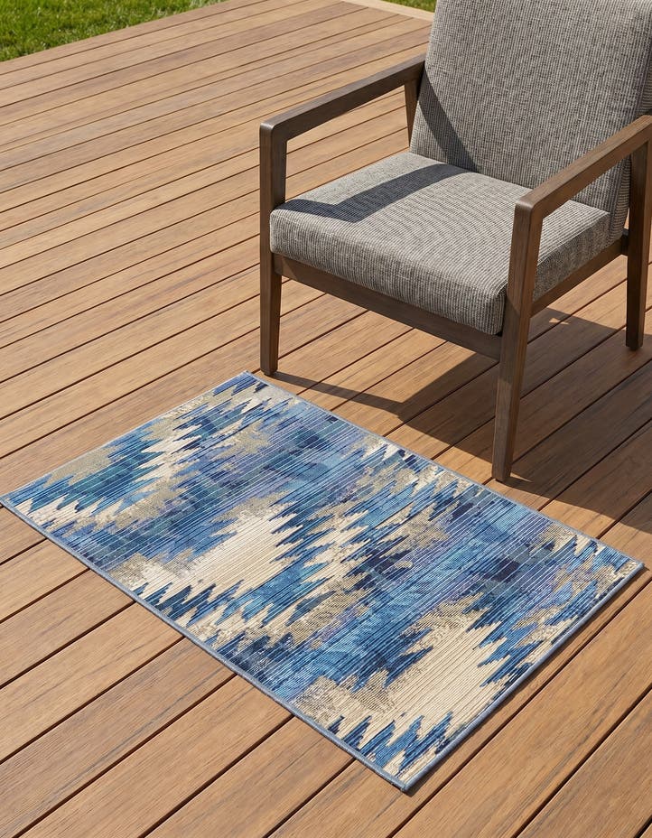 2' 2 x 3' Easy-Clean Modern Indoor / Outdoor...
