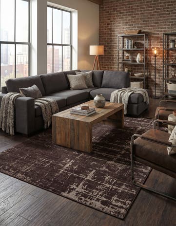 Charcoal Valencia Rug